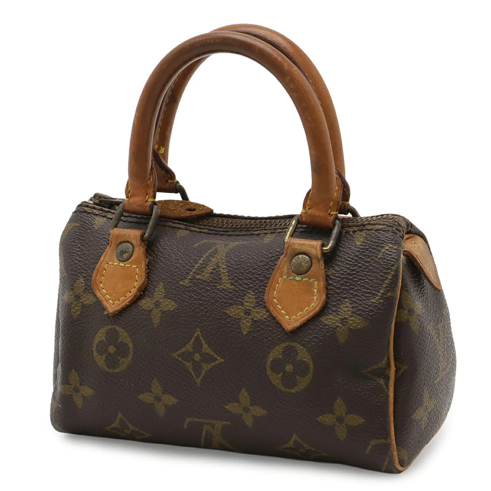 Louis Vuitton Accessory Handbag Case Clutch Monogram Speedy Pouch Brown